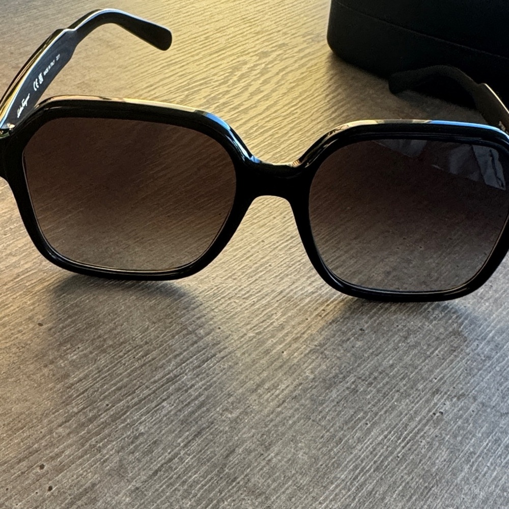 Salvatore Ferragamo Women's Classic Black Sunglasses